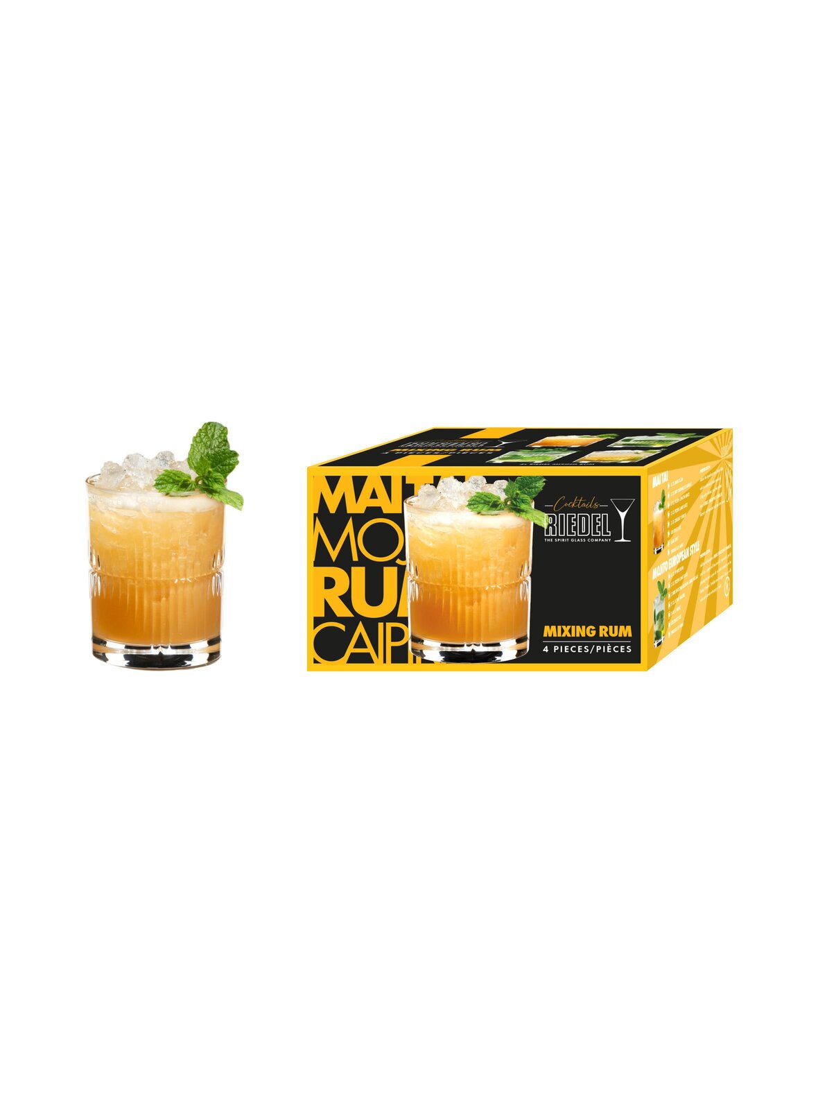 Mixing rum set - 4-osainen setti