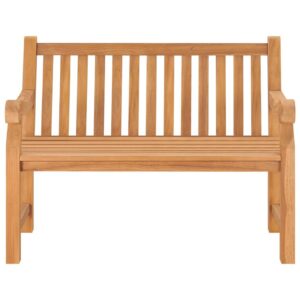 Puutarhapenkki 114 cm täysi tiikki -
