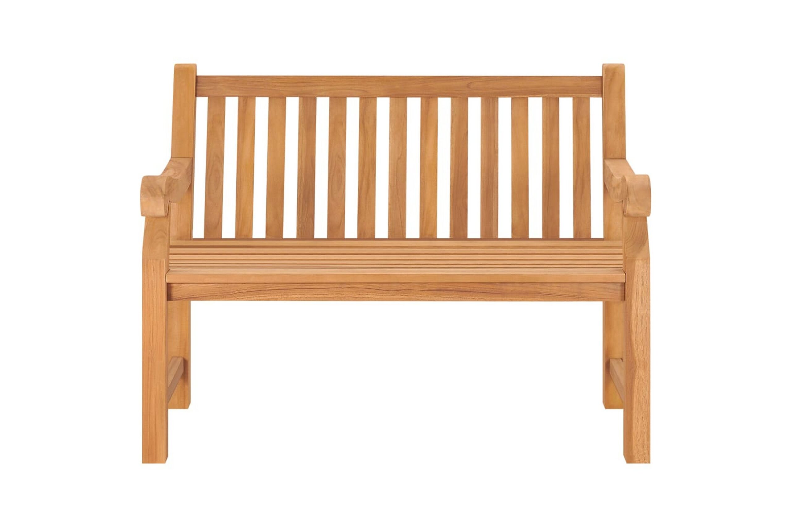 Puutarhapenkki 114 cm täysi tiikki -