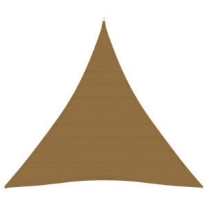 Aurinkopurje 160 g/m² harmaanruskea 3x3x3 m HDPE - Taupe