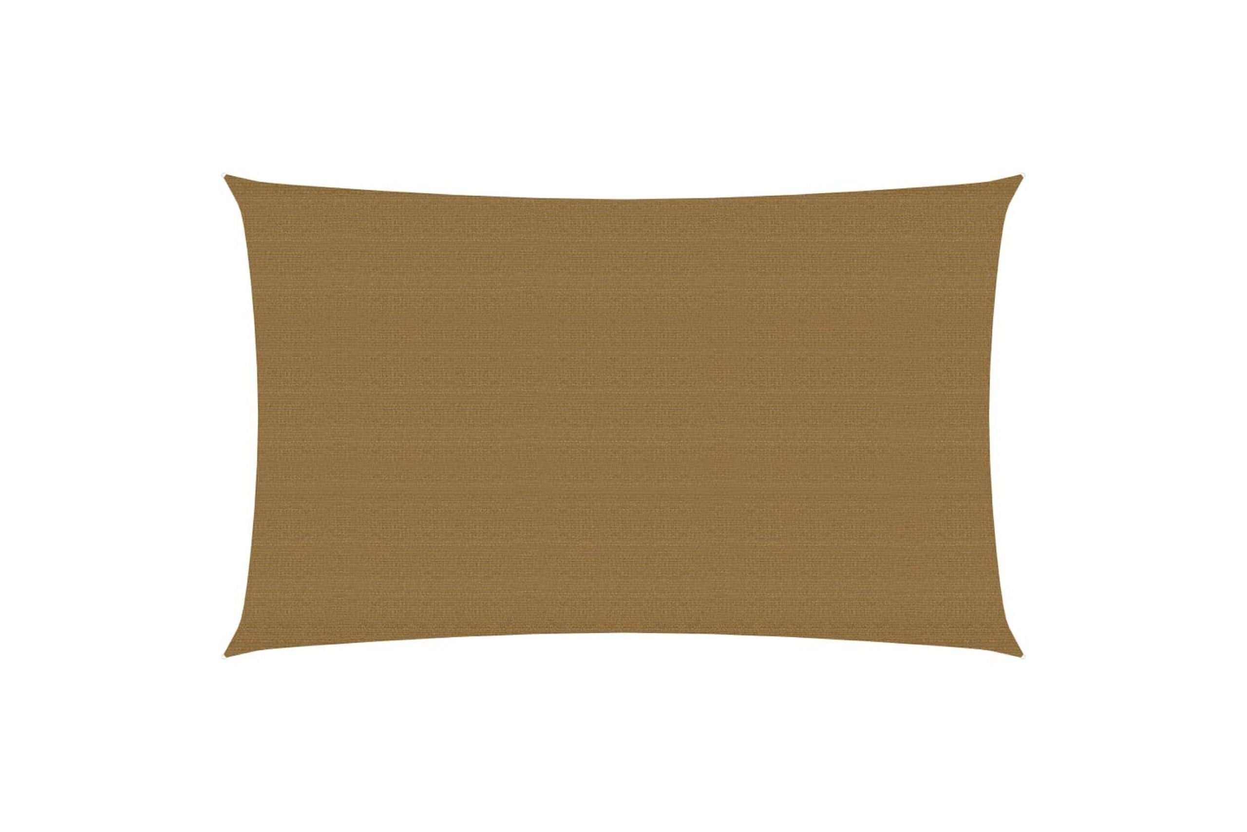 Aurinkopurje 160 g/m² harmaanruskea 4x7 m HDPE - Taupe
