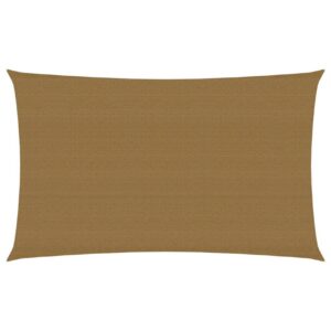 Aurinkopurje 160 g/m² harmaanruskea 2x5 m HDPE - Taupe