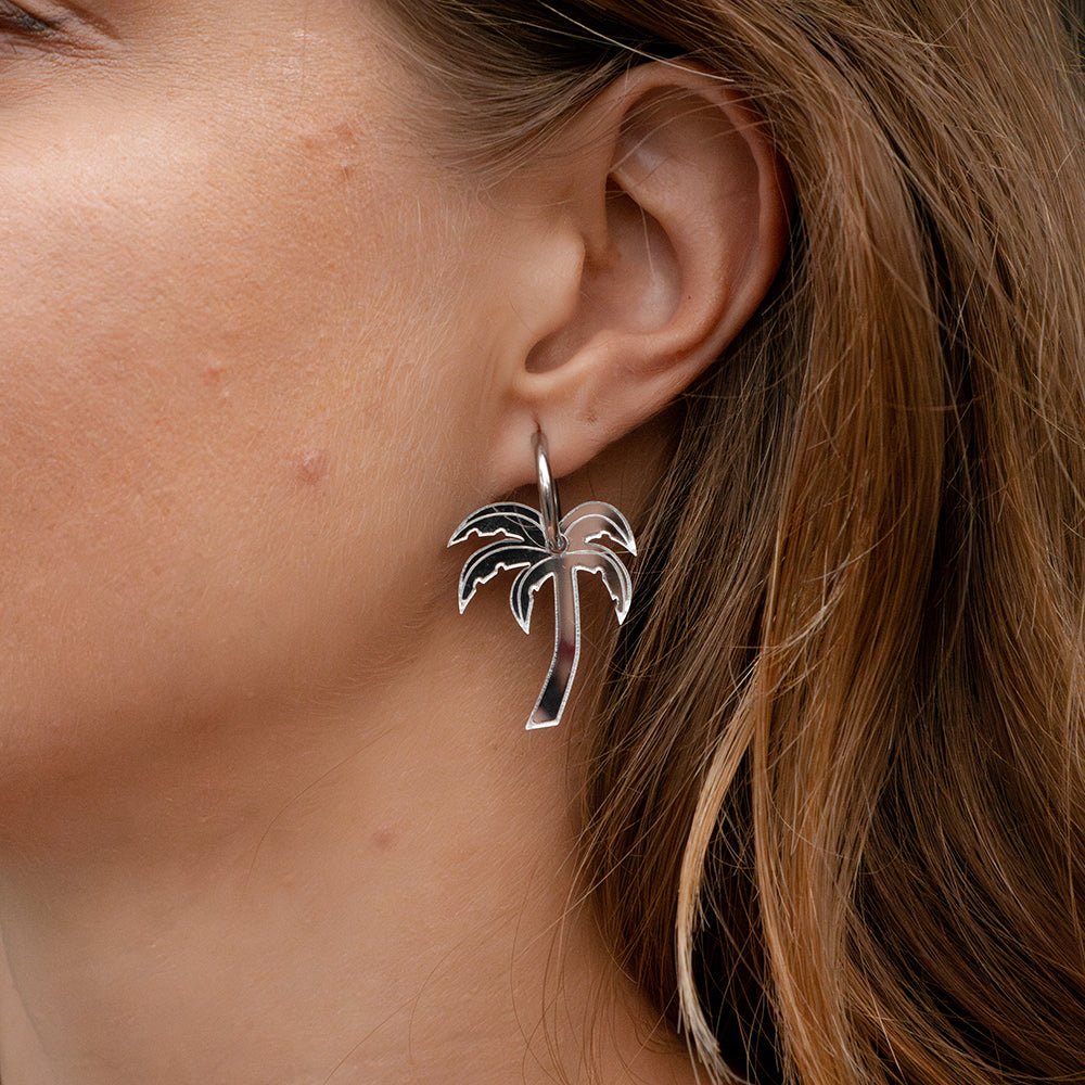 Palmu Earrings Silver