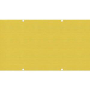 Parvekkeen suoja keltainen 75x300 cm HDPE - Keltainen