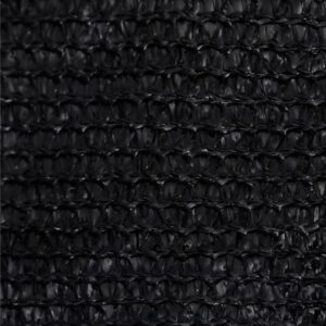 Aurinkopurje 160 g/m² musta 5x6x6 m HDPE - Musta