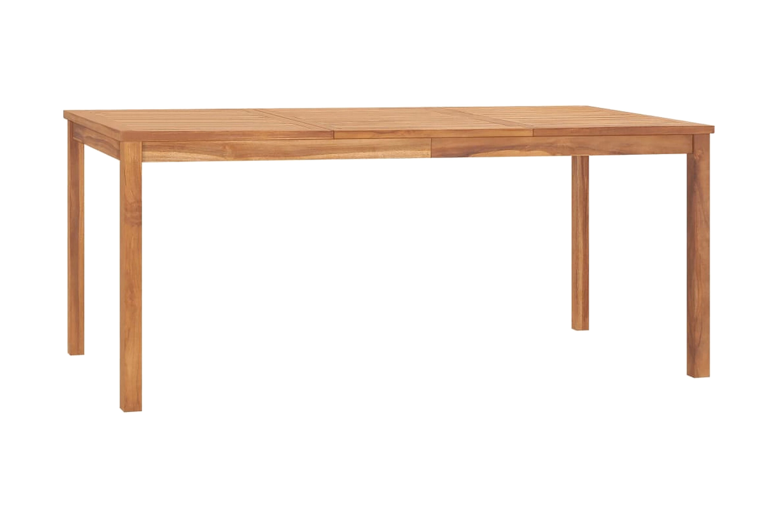 Puutarhan ruokapöytä 180x90x77 cm täysi tiikki -