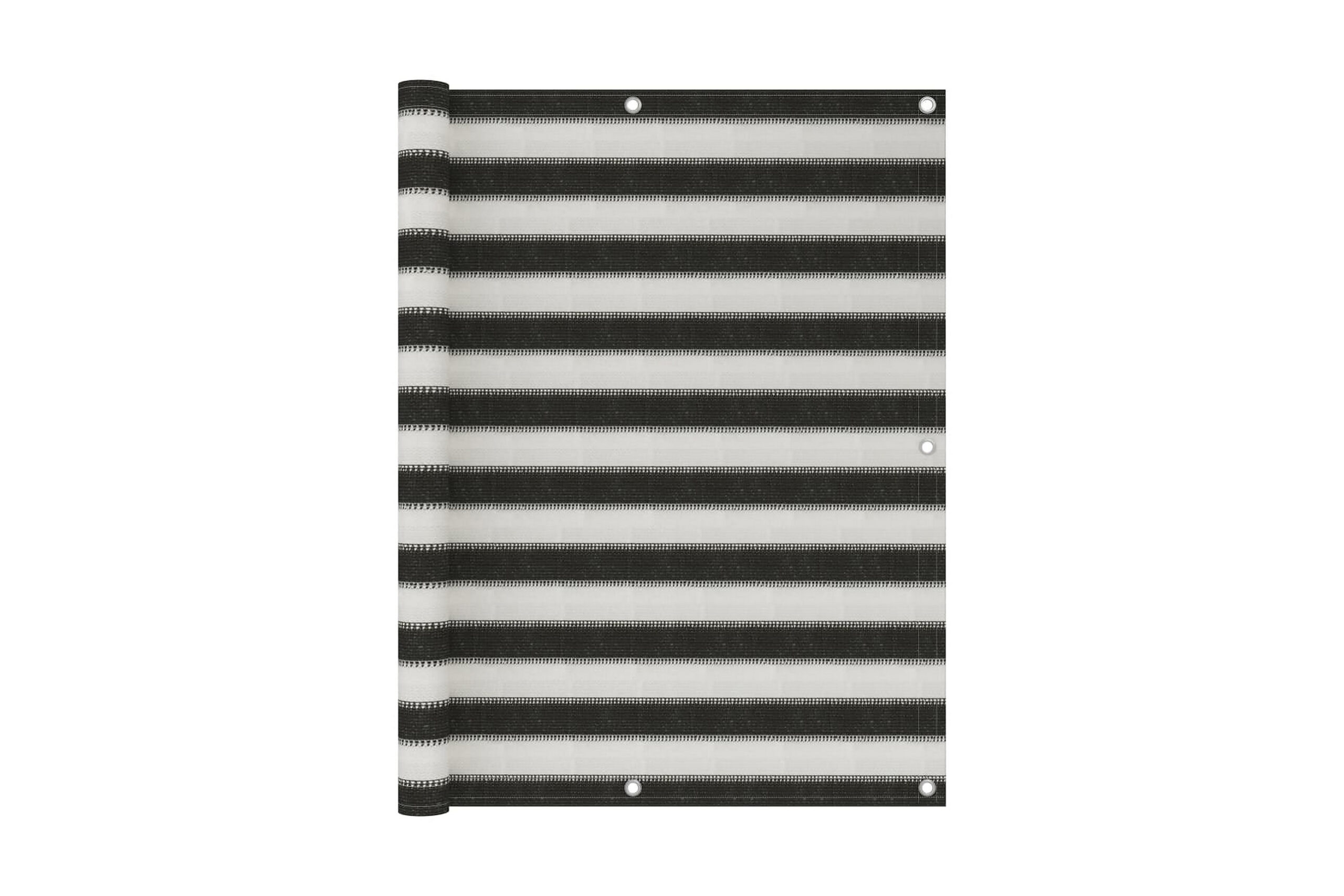 Parvekkeen suoja HDPE 120x600 cm antrasiitti ja valkoinen - Antrasiitti