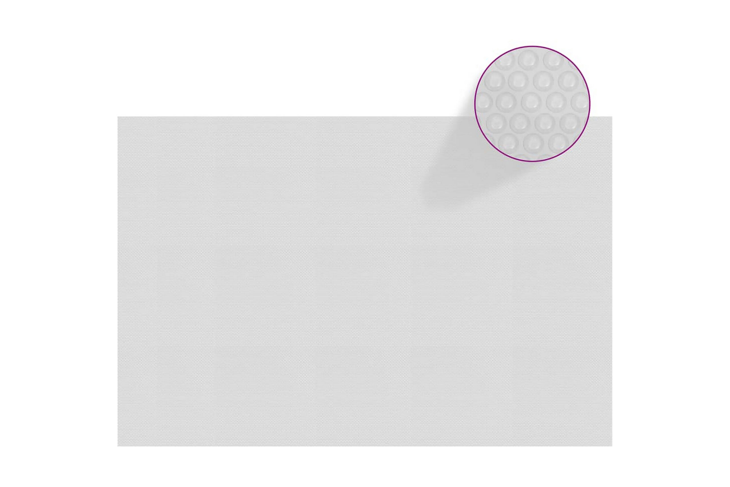 Kelluva uima-altaan PE-aurinkoenergiakalvo 300x200 cm harmaa - Harmaa