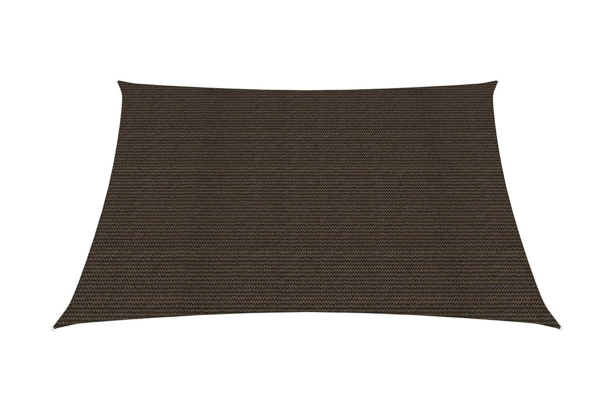 Aurinkopurje 160 g/mÂ² ruskea 3x3 m HDPE - Ruskea