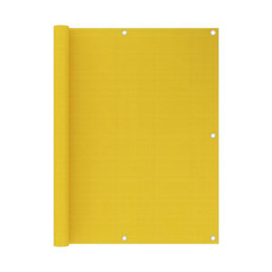 Parvekkeen suoja keltainen 120x500 cm HDPE - Keltainen