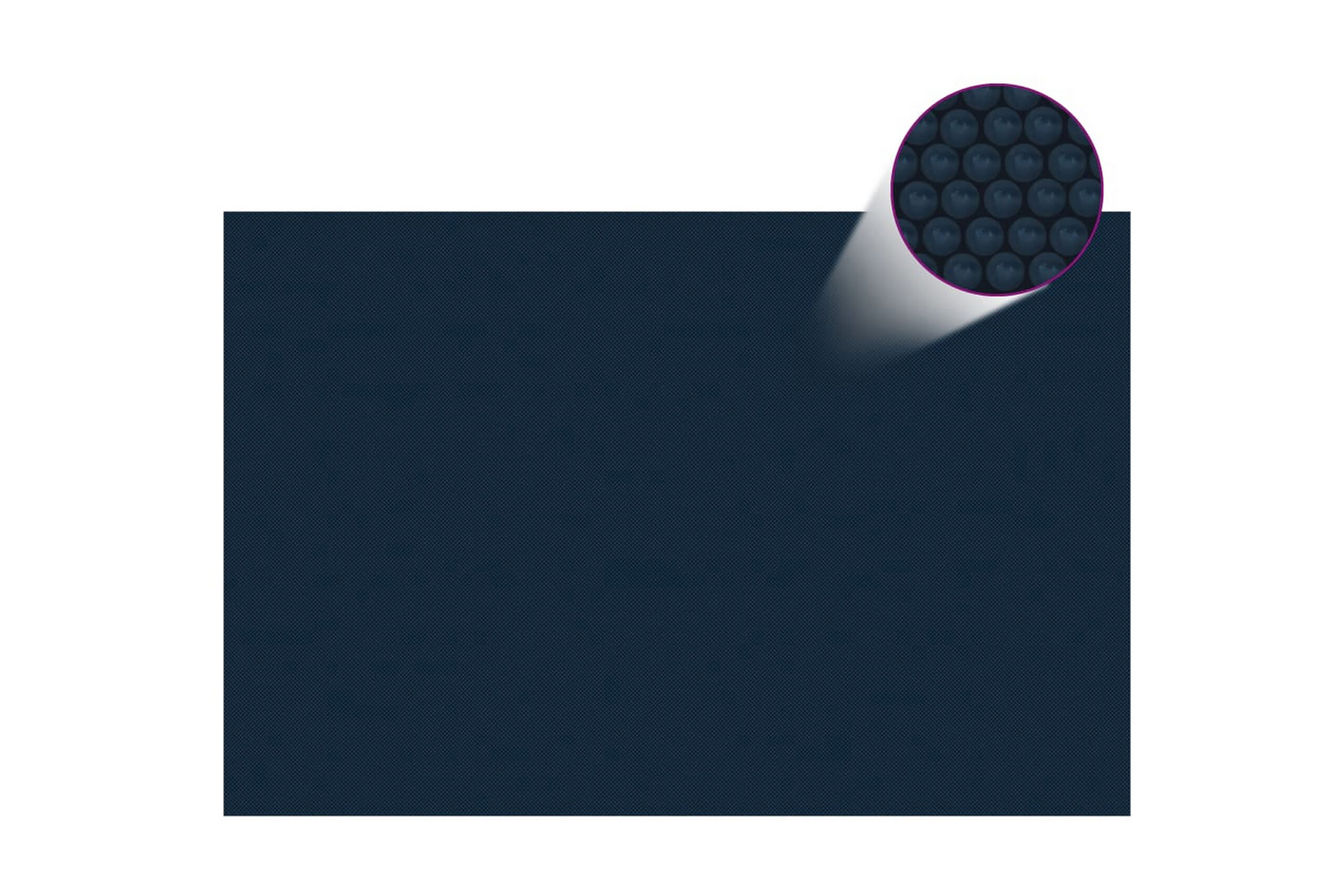 Kelluva uima-altaan PE-aurinkoenergiakalvo 300x200 cm - Musta