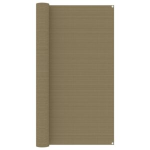 Telttamatto 200x400 cm harmaanruskea -