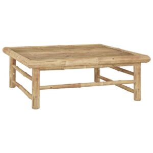 Puutarhapöytä 65x65x30 cm bambu -