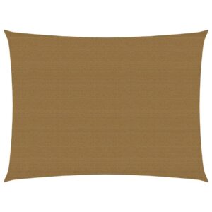 Aurinkopurje 160 g/m² harmaanruskea 3x4 m HDPE - Taupe