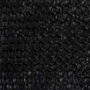 Aurinkopurje 160 g/m² musta 3/4x2 m HDPE - Musta