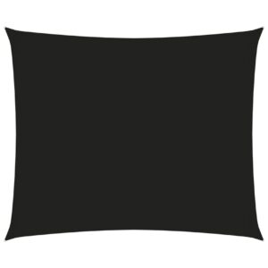 Aurinkopurje Oxford-kangas suorakaide 4x5 m musta -