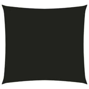 Aurinkopurje Oxford-kangas neliö 6x6 m musta - Musta