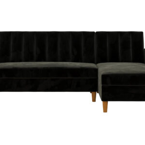 3:n ist Divaanivuodesohva Celine Sametti/Musta - Dorel Home