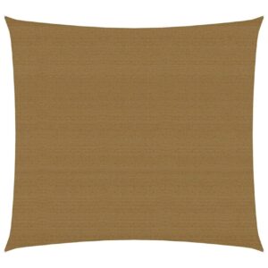 Aurinkopurje 160 g/m² harmaanruskea 5x5 m HDPE -