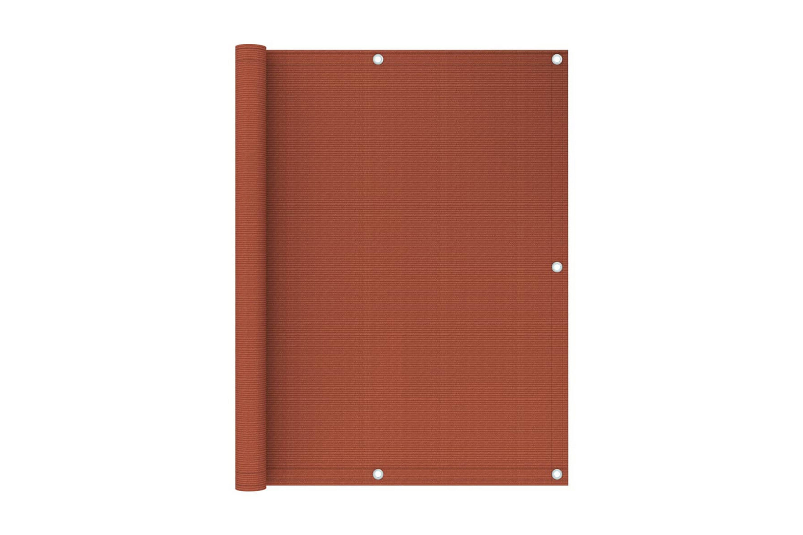 Parvekkeen suoja terrakotta 120x600 cm HDPE -
