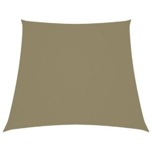 Aurinkopurje Oxford-kangas puolisuunnikas 4/5x4 m beige -