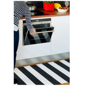 Narma muovimatto Birkas black-white 70x350 cm