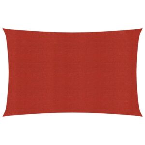 Aurinkopurje 160 g/m² punainen 5x7 m HDPE - Punainen