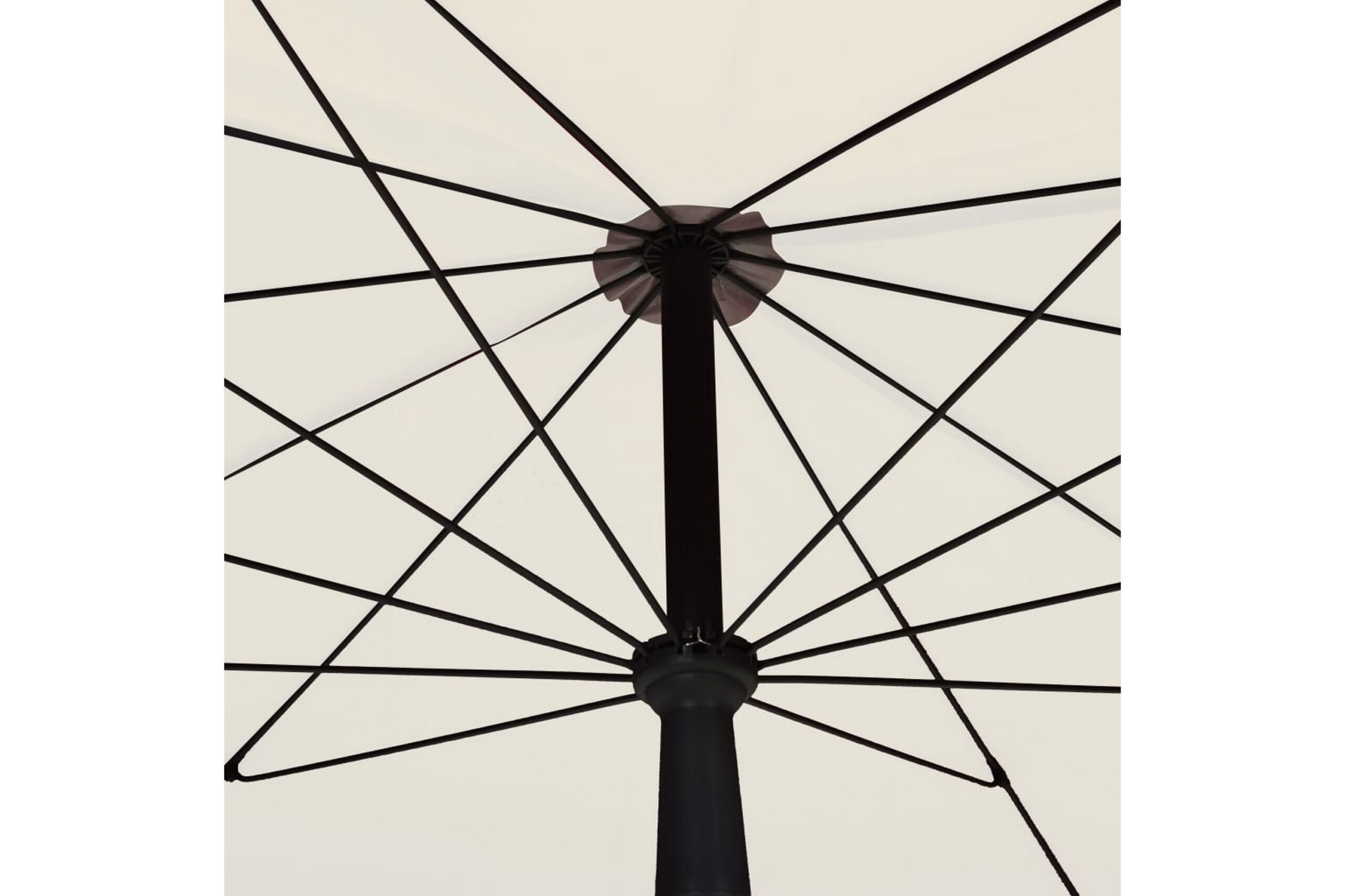 Puutarhan Aurinkovarjo tangolla 200x130 cm hiekka - Kerma