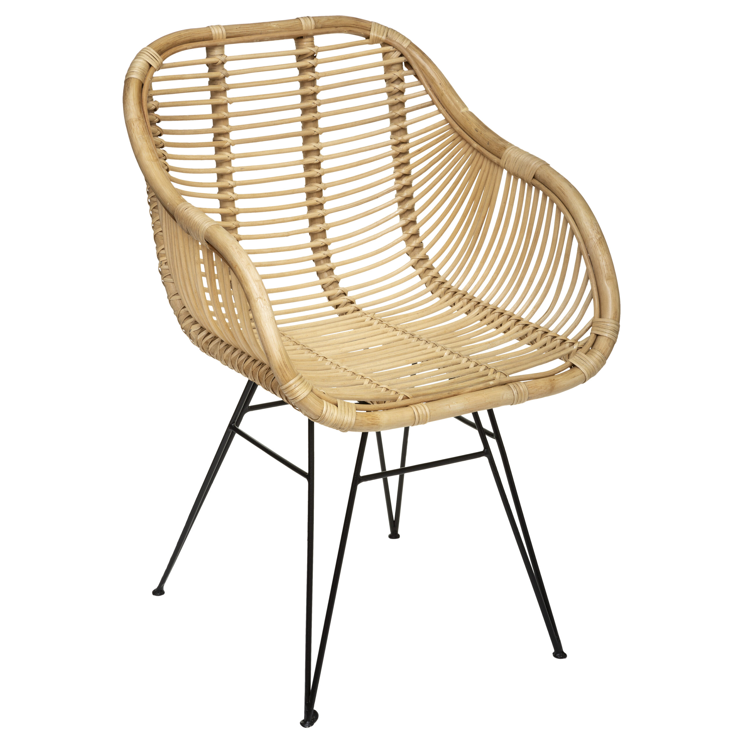 Tuoli "Koeta" Rattan and Metal