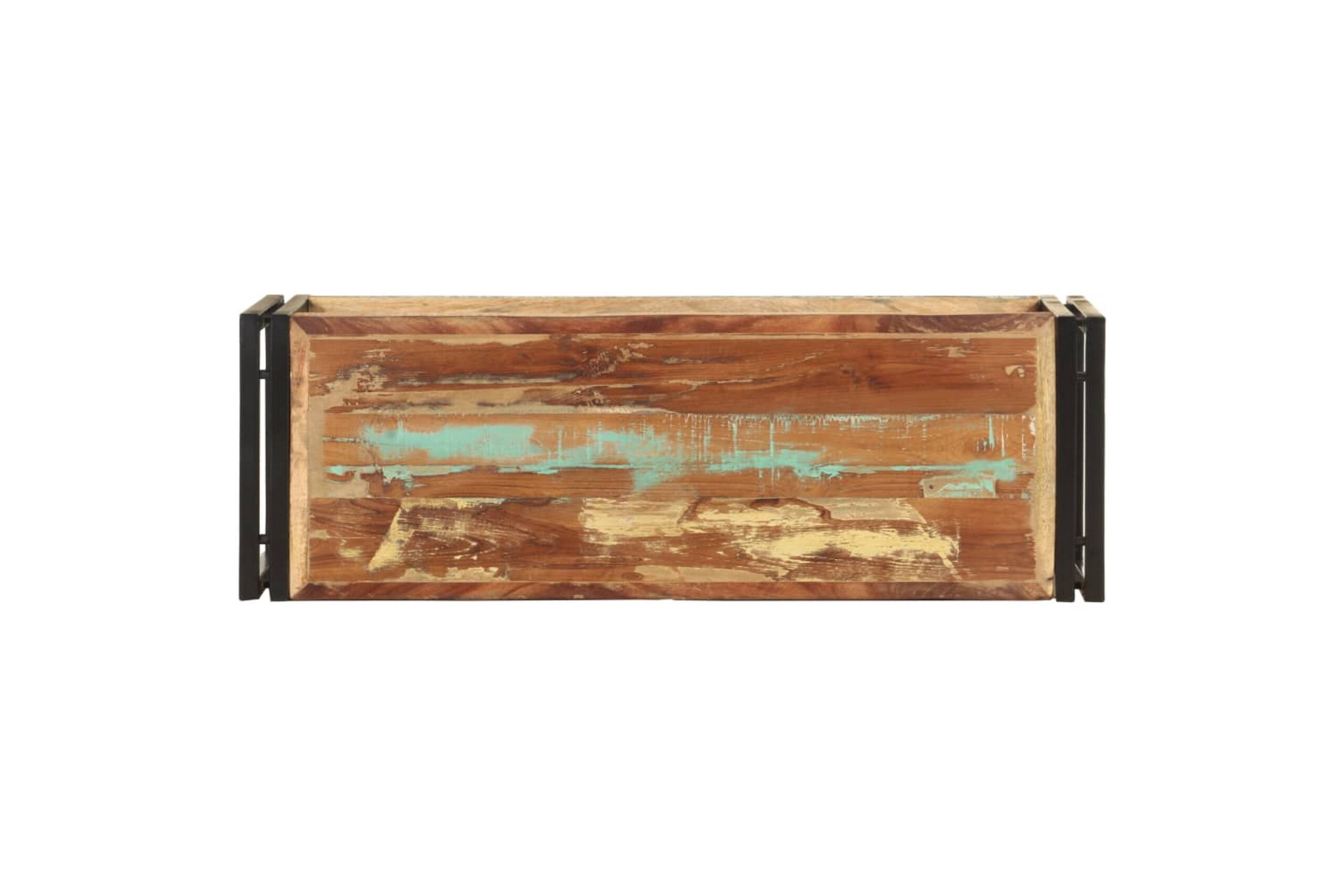 TV-taso 90x30x40 cm täysi kierrätetty puu -