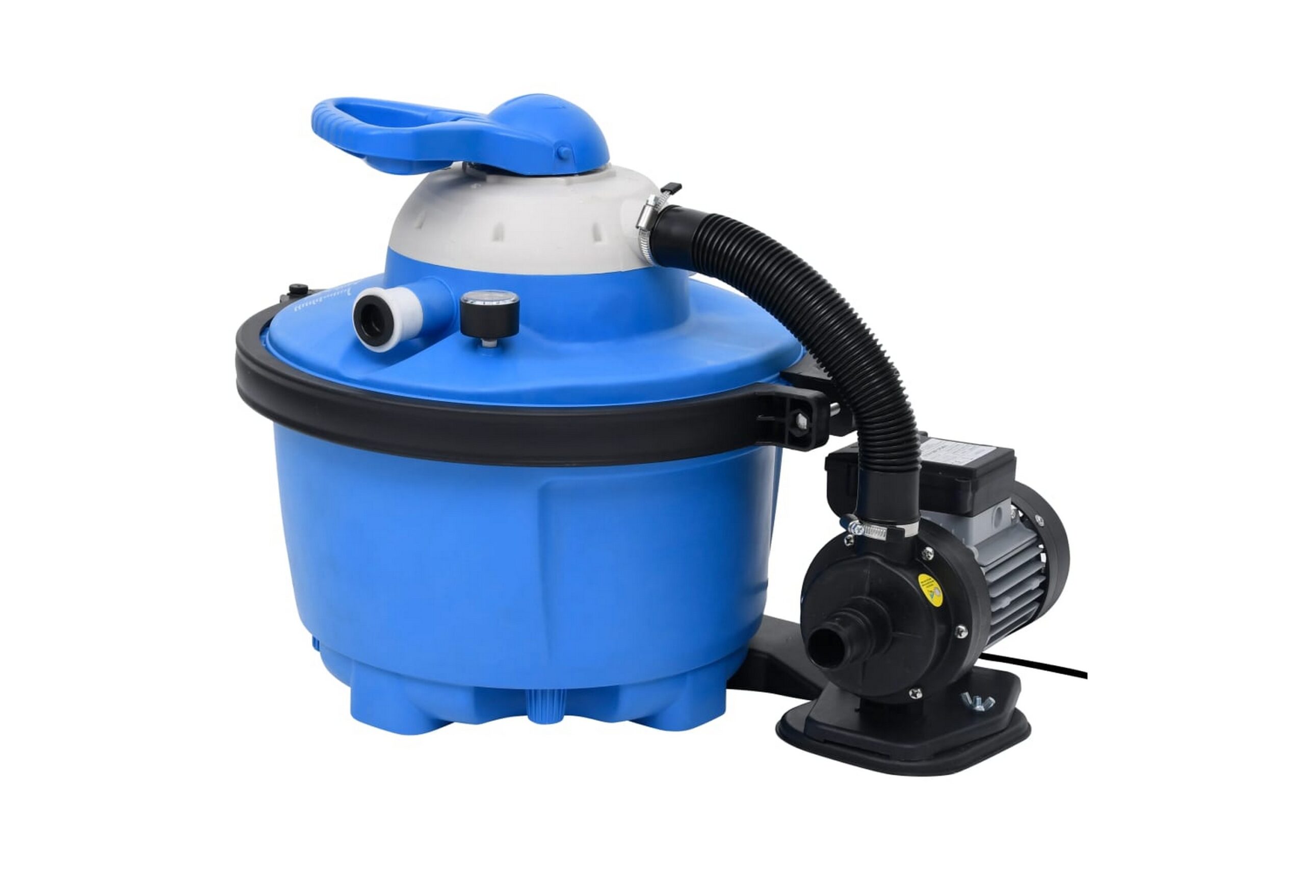 Hiekkasuodatinpumppu sininen ja musta 385x620x432mm 200W 25L -
