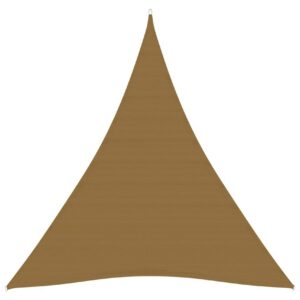 Aurinkopurje 160 g/m² harmaanruskea 3x4x4 m HDPE - Taupe