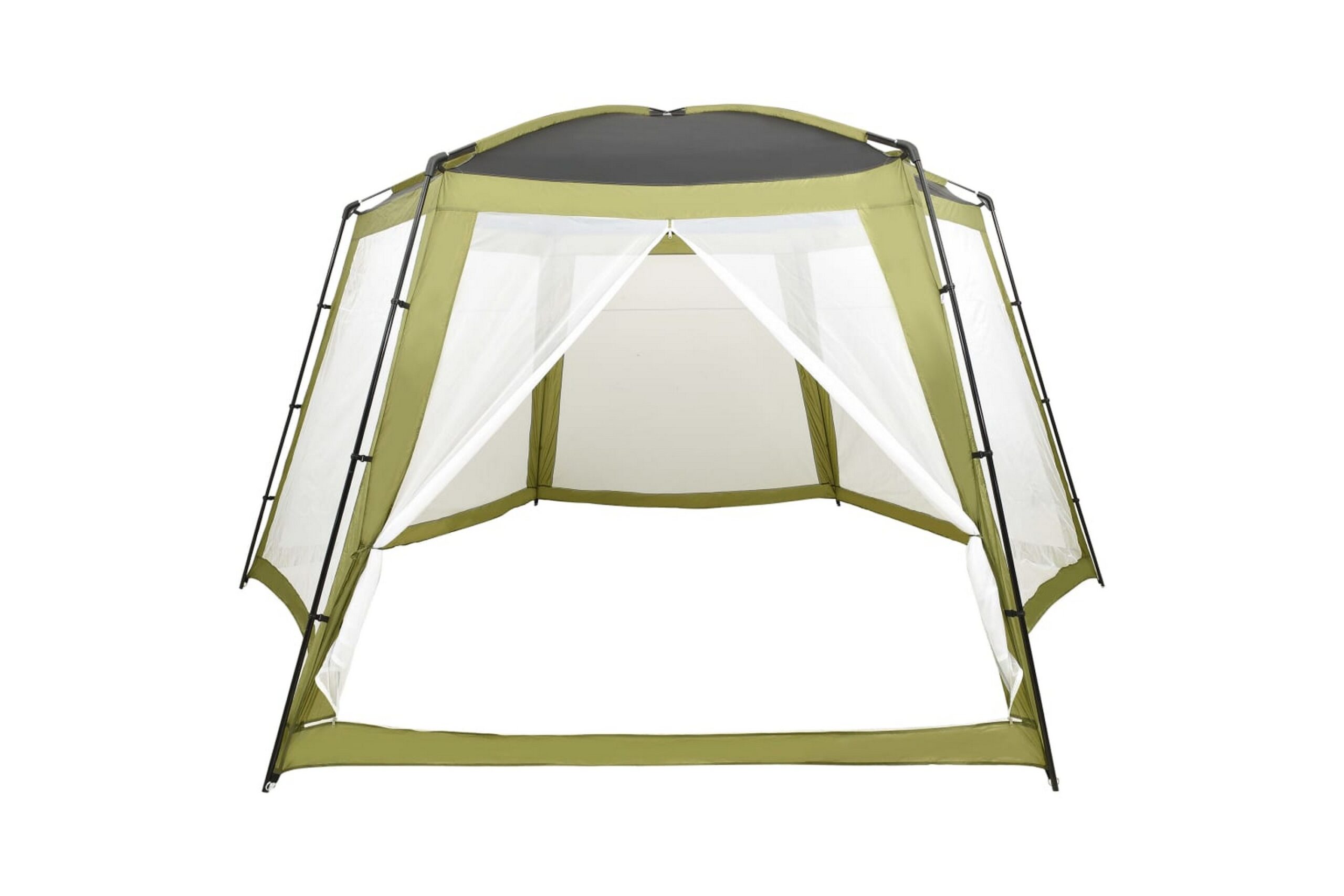 Uima-altaan teltta 590x520x250 cm kangas vihreä -