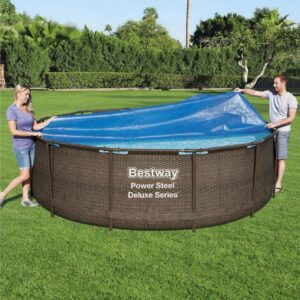 Bestway Uima-altaan aurinkoenergiasuoja Flowclear 356 cm -