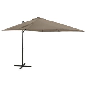 Riippuva aurinkovarjo tangolla ja LED-valoilla 250 cm -