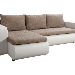 Kulmavuodesohva Ozello - Valkoinen/Beige