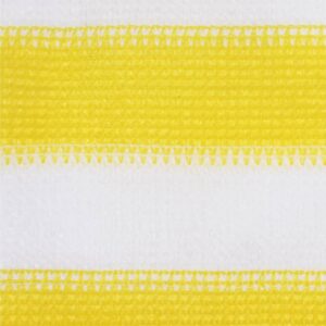 Parvekkeen suoja keltainen ja valkoinen 90x300 cm HDPE -