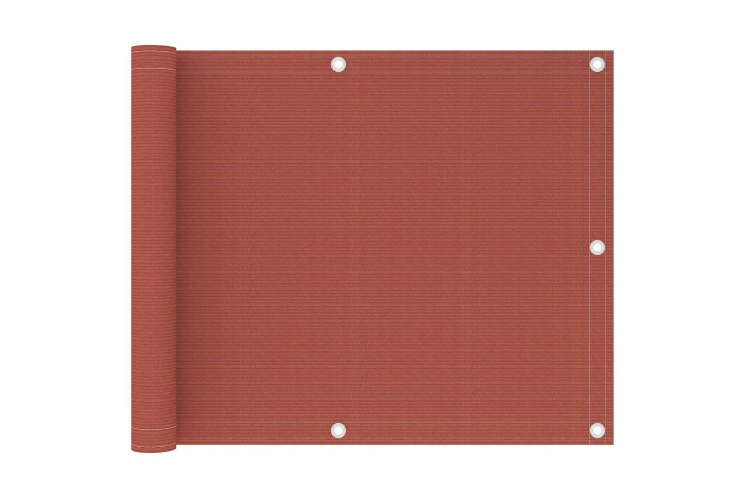 Parvekkeen suoja terrakotta 75x300 cm HDPE -