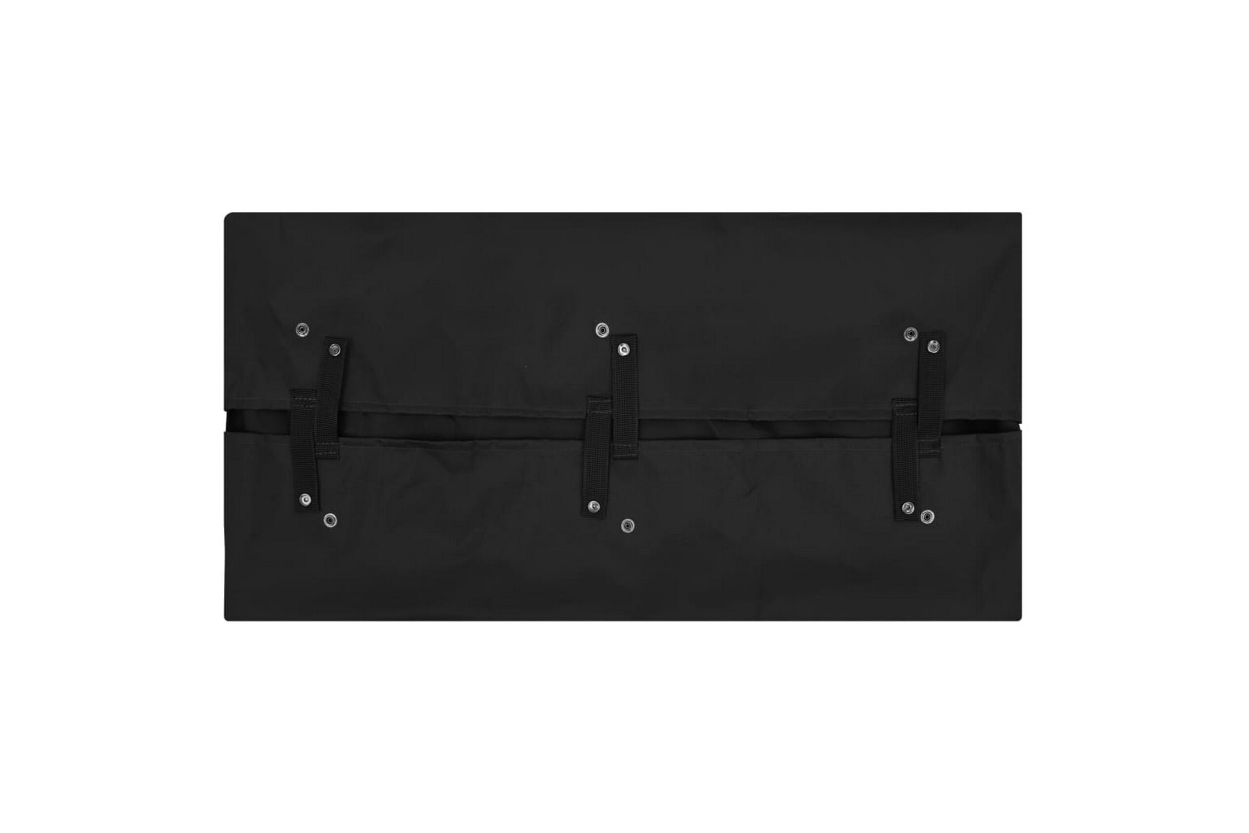 Puutarhakärryn irtovuori musta 86x46x41 cm kangas -