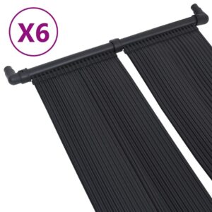 Uima-altaan lämmitin aurinkoenergiapaneelit 6 kpl 80x310 cm -