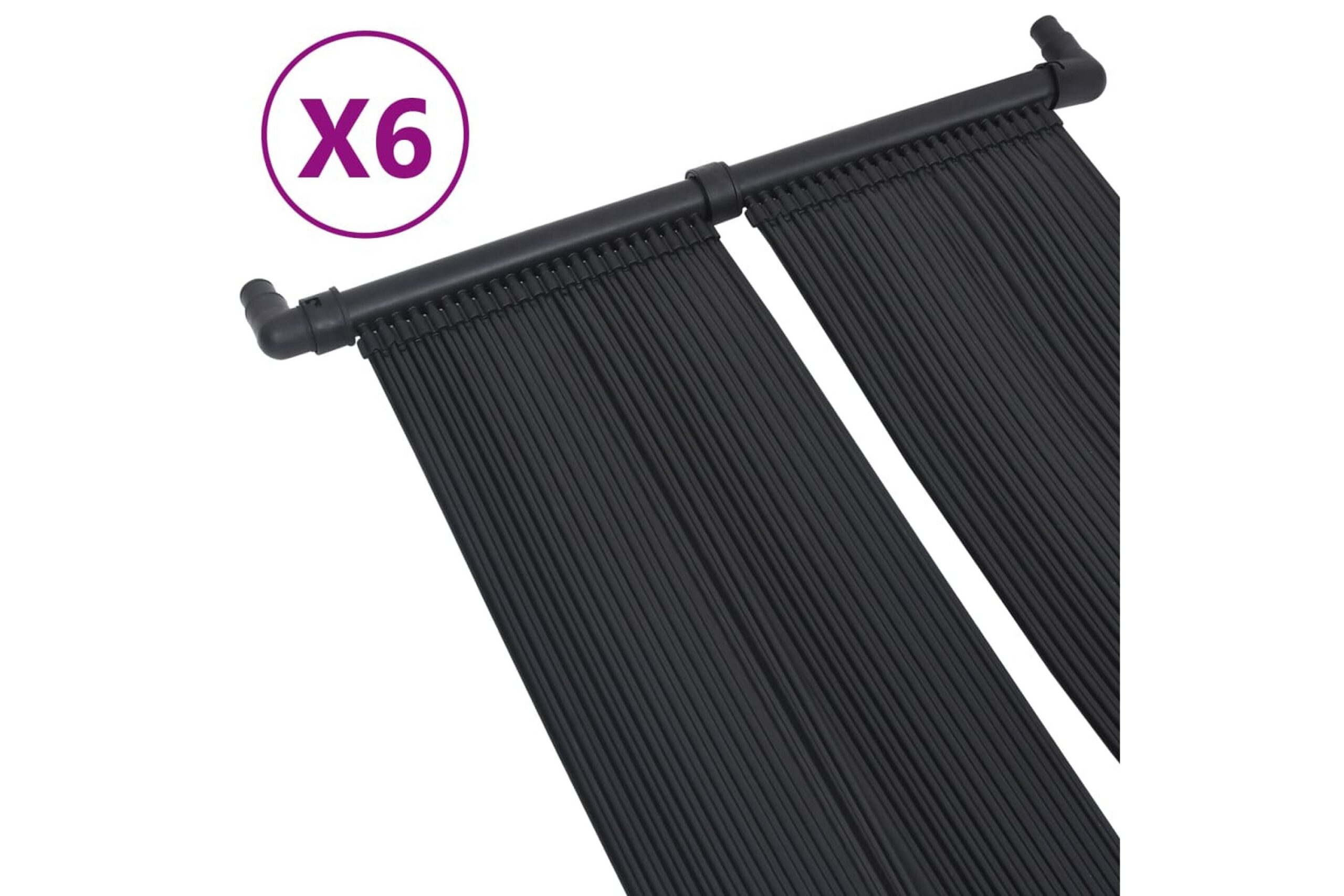 Uima-altaan lämmitin aurinkoenergiapaneelit 6 kpl 80x310 cm -
