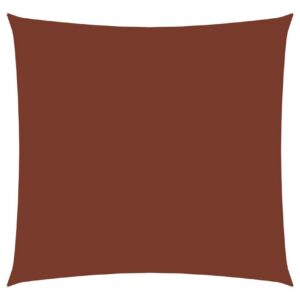 Aurinkopurje Oxford kangas neliö 7x7 m terrakotta -