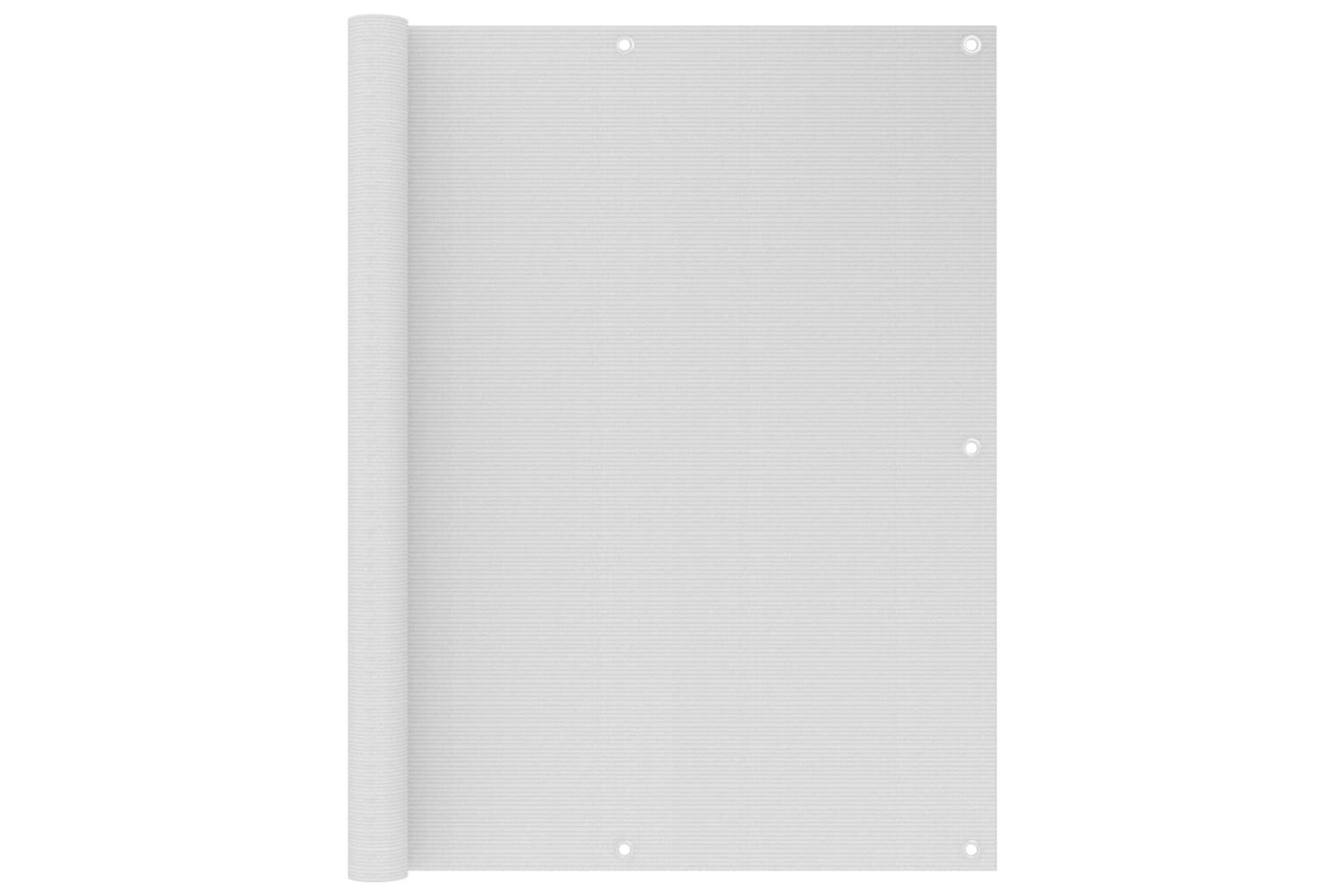 Parvekkeen suoja valkoinen 120x600 cm HDPE -