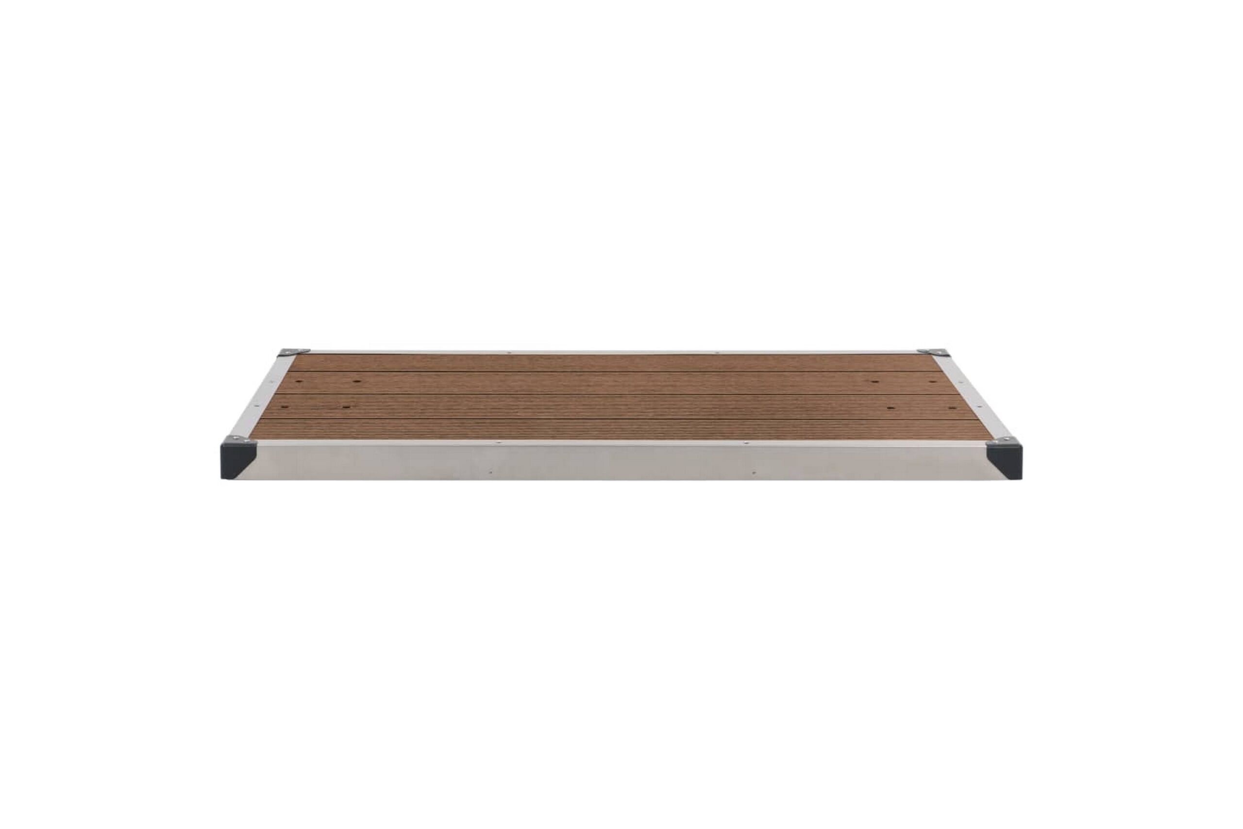 Puutarhasuihku ruskealla alustalla 220 cm alumiini -