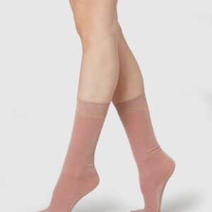 Ines Shimmery Socks Rose