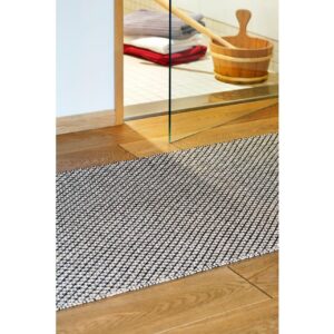 Narma muovimatto Diby black-cream 70x300 cm