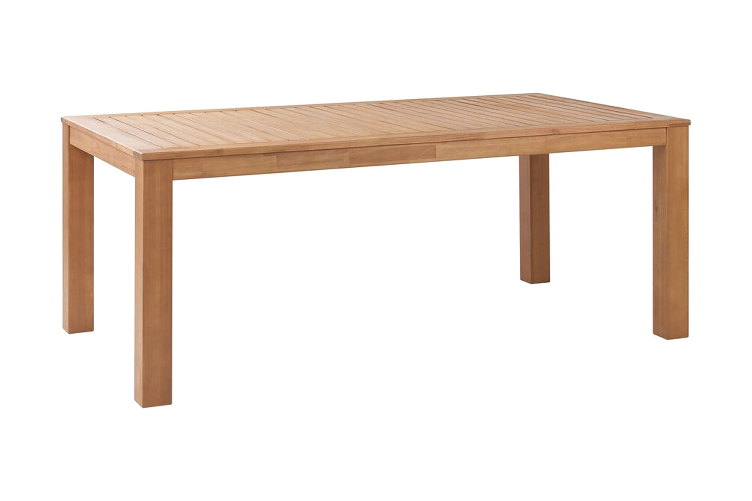 Puutarhapöytä Eukaliptus 190 x 105 cm MONSANO - Puu/Luonnonväri