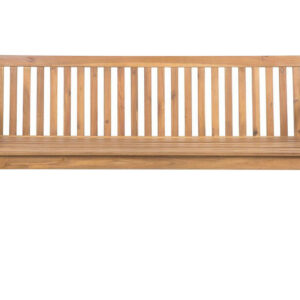 Puutarhapenkki Vivara 180 cm Vaaleanruskea Akaasia - Puu/Luonnonväri