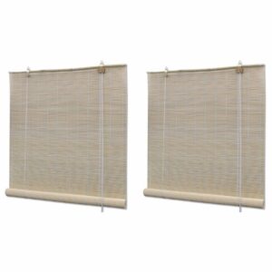 Bamburullaverhot 2 kpl 120x160 cm - Beige