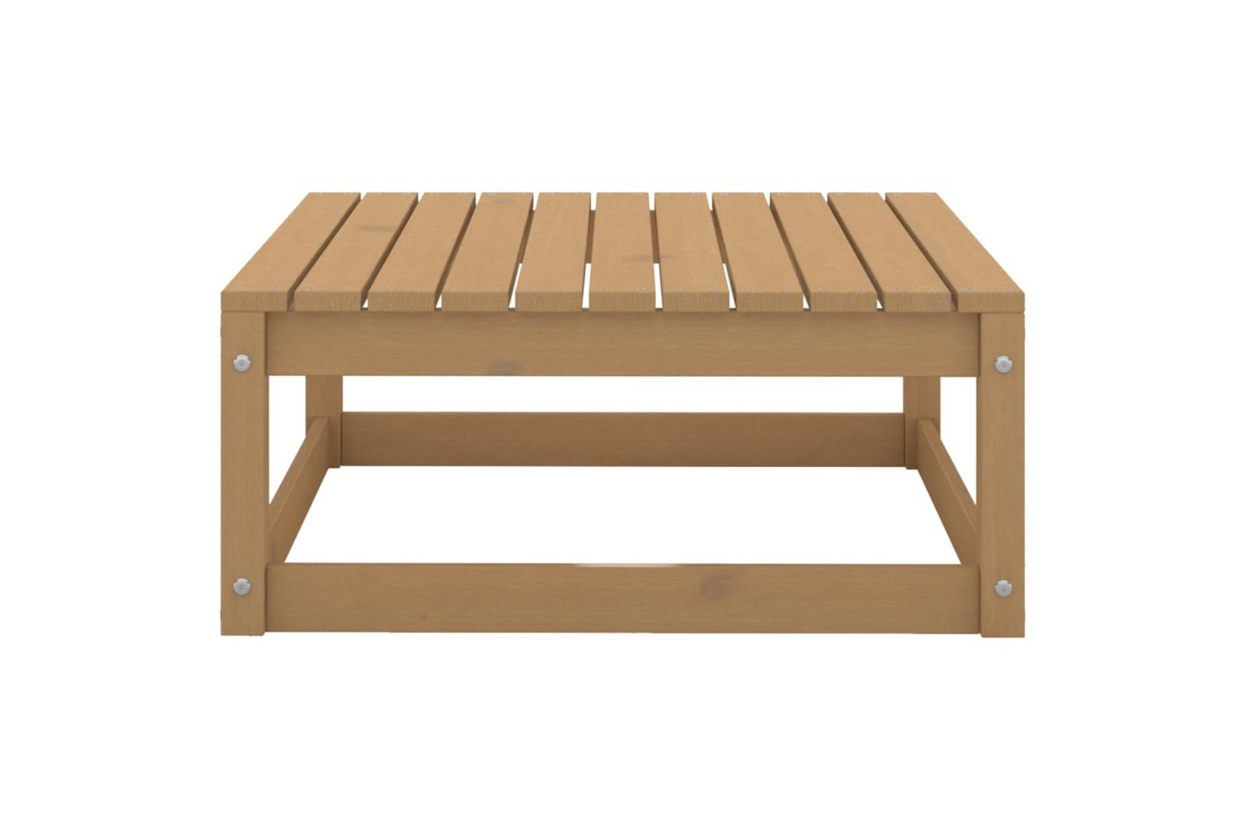 Puutarharahi 70x70x30 cm hunajanruskea täysi mänty - Ruskea